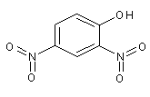 2,4-二硝基苯酚结构式